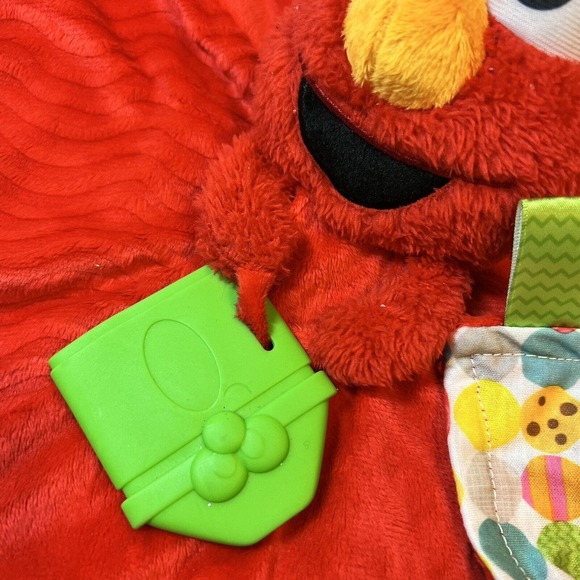 Bright Starts Elmo Sesame Street Lovee 13x13 Teether‎ AM0982 Security Blanket - Picture 6 of 9